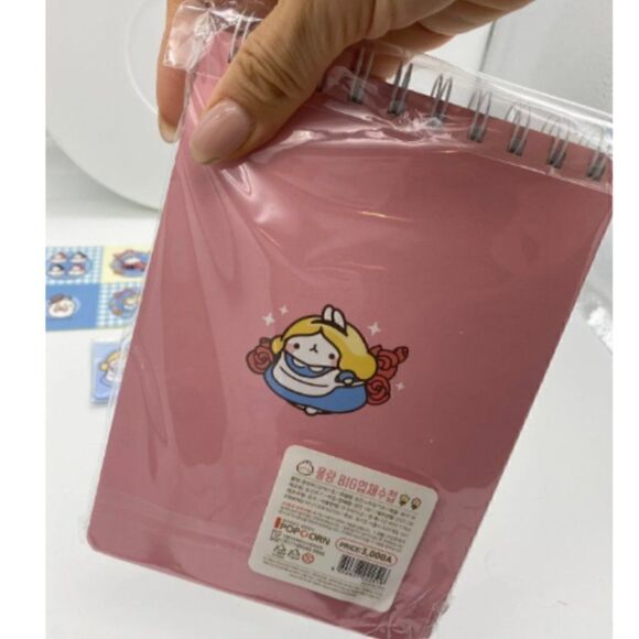NWT Molang Alice in Wonderland Cosplay 3D Notebook & Sticker Bundle - Picture 10 of 11